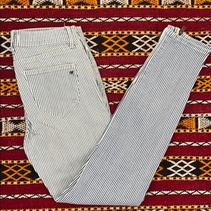 Madewell Stripe Jeans